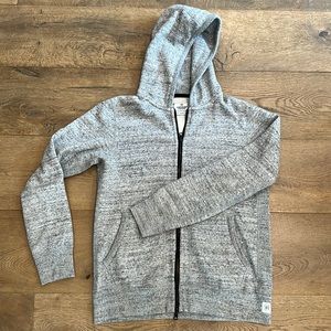 Reigning Champ Heavyweight Full Zip, Heather Grey, M